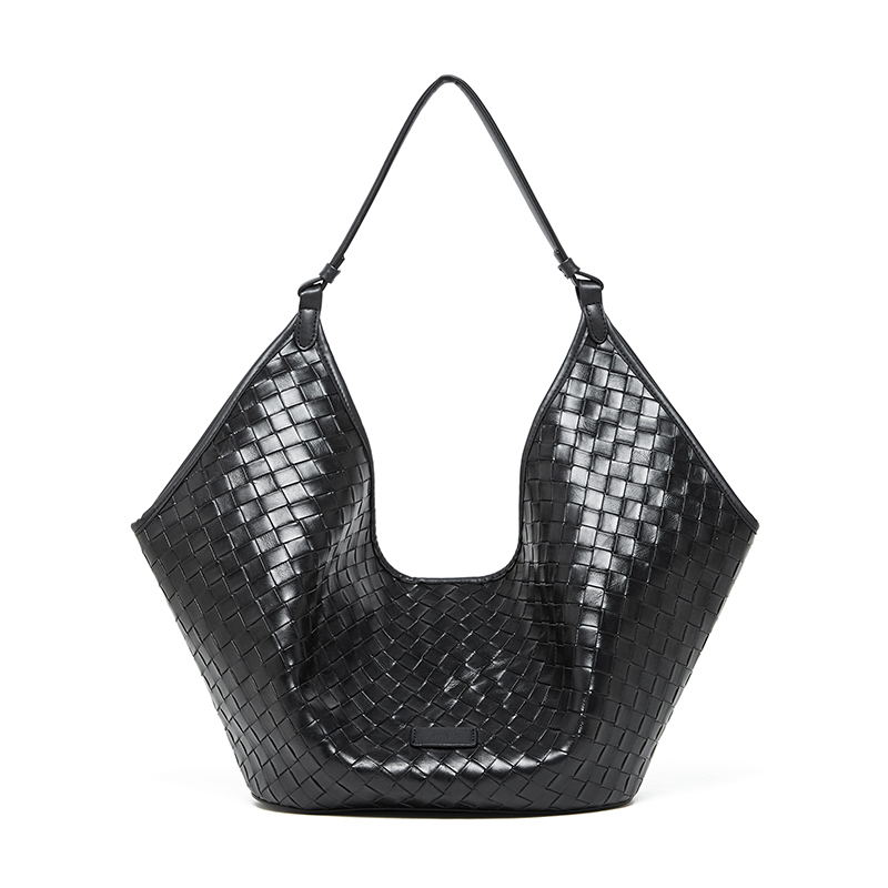 [2858_BLACK_GENUINE LEATHER] CAMILLE BLACK GENUINE LEATHER