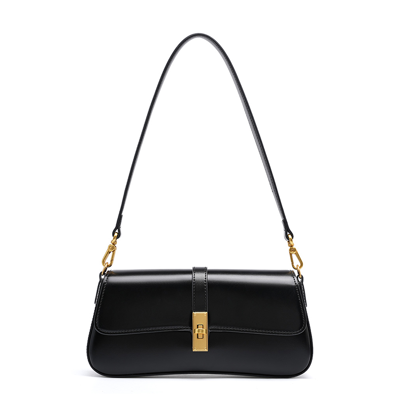 [2517_BLACK_GENUINE LEATHER] GIGI BLACK GENUINE LEATHER