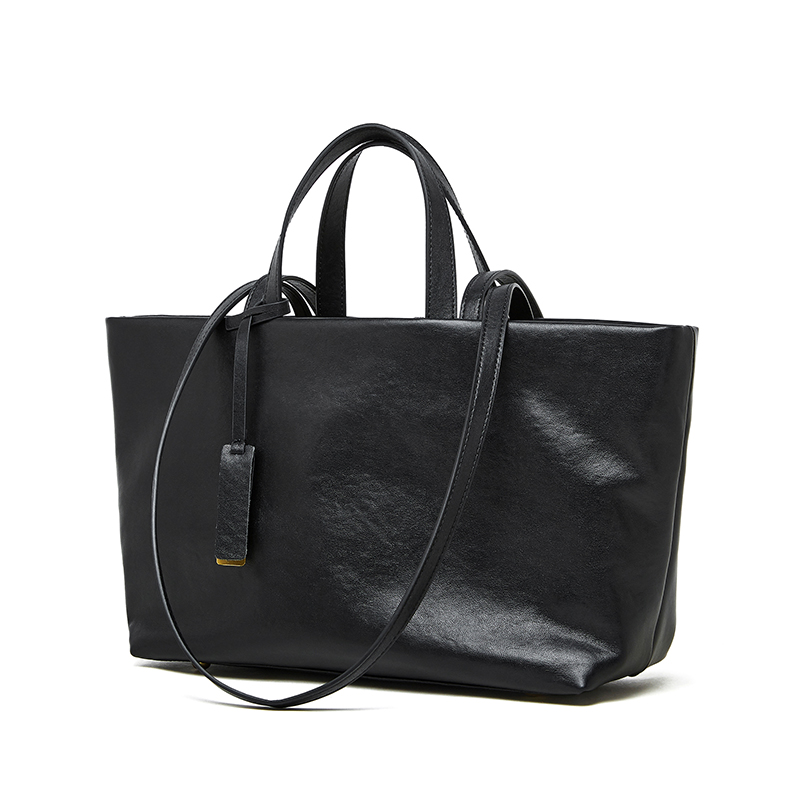 [2907_BLACK_TOP GRAINE LEATHER] MADELAINE BLACK TOP GRAINE LEATHER
