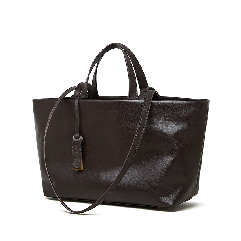 [2907_COFFEE_TOP GRAINE LEATHER] MADELAINE COFFEE TOP GRAINE LEATHER