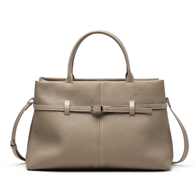 [2953_ELEPHANT GRAY_TOP GRAINE LEATHER] MARIE ELEPHANT GRAY TOP GRAINE LEATHER