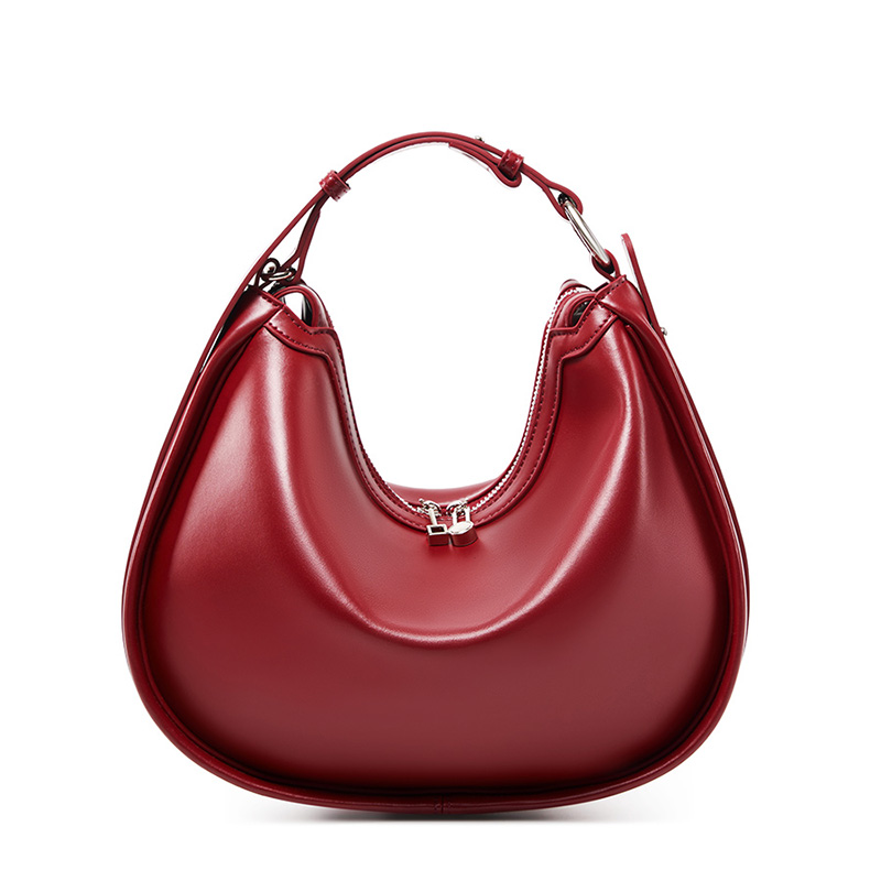 [2562_WINE RED_GENUINE LEATHER] MELANIA WINE RED GENUINE LEATHER